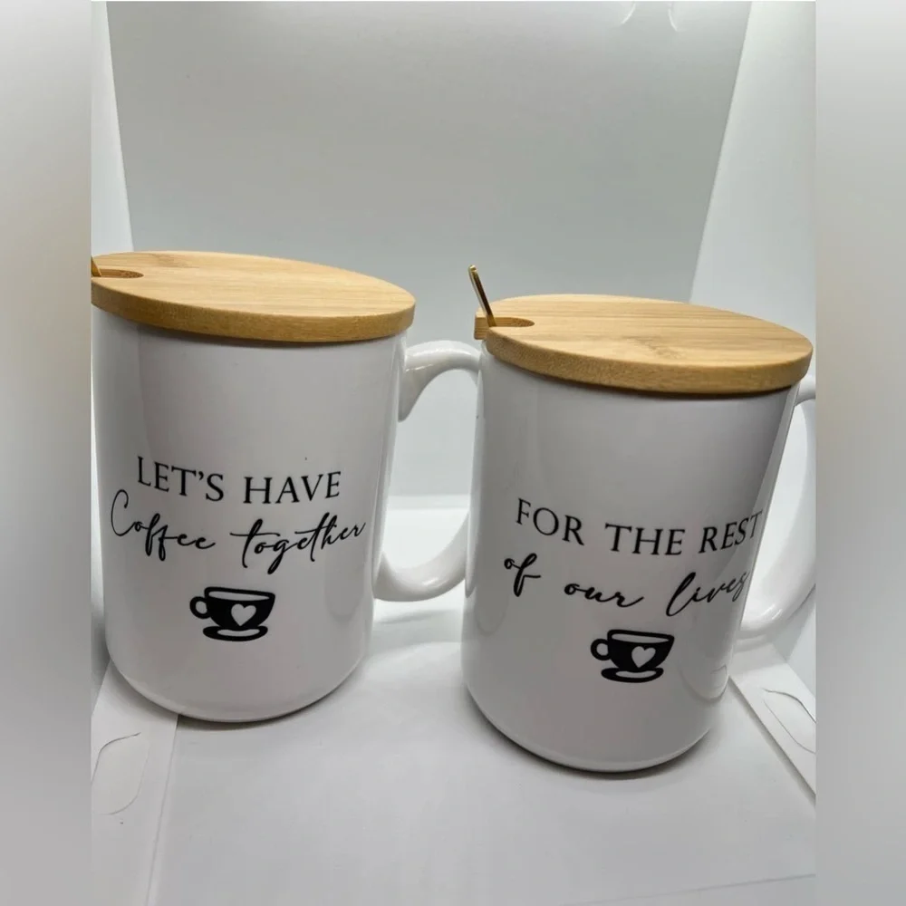 Personalized Wedding Mug, Newlywed Couple Gift, Custom Mug Set